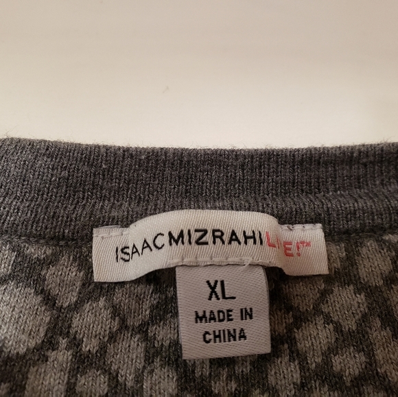 Isaac Mizrahi XL Gray Cardigan - Picture 7 of 8